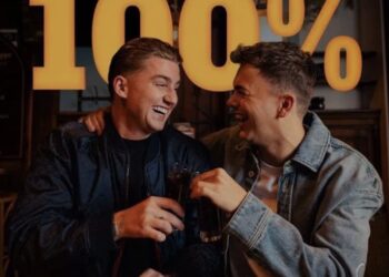 Flemming & Mart Hoogkamer scoren met ‘100%’ en komen nieuw binnen op #34 in de Top 40